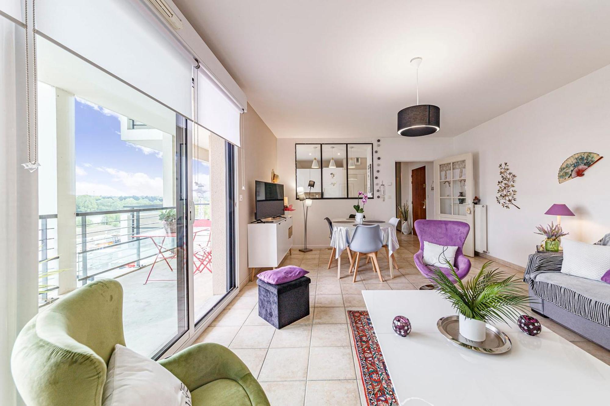L'Aragon Wifi Balcon Vue La Maine Apartment Анже Екстериор снимка