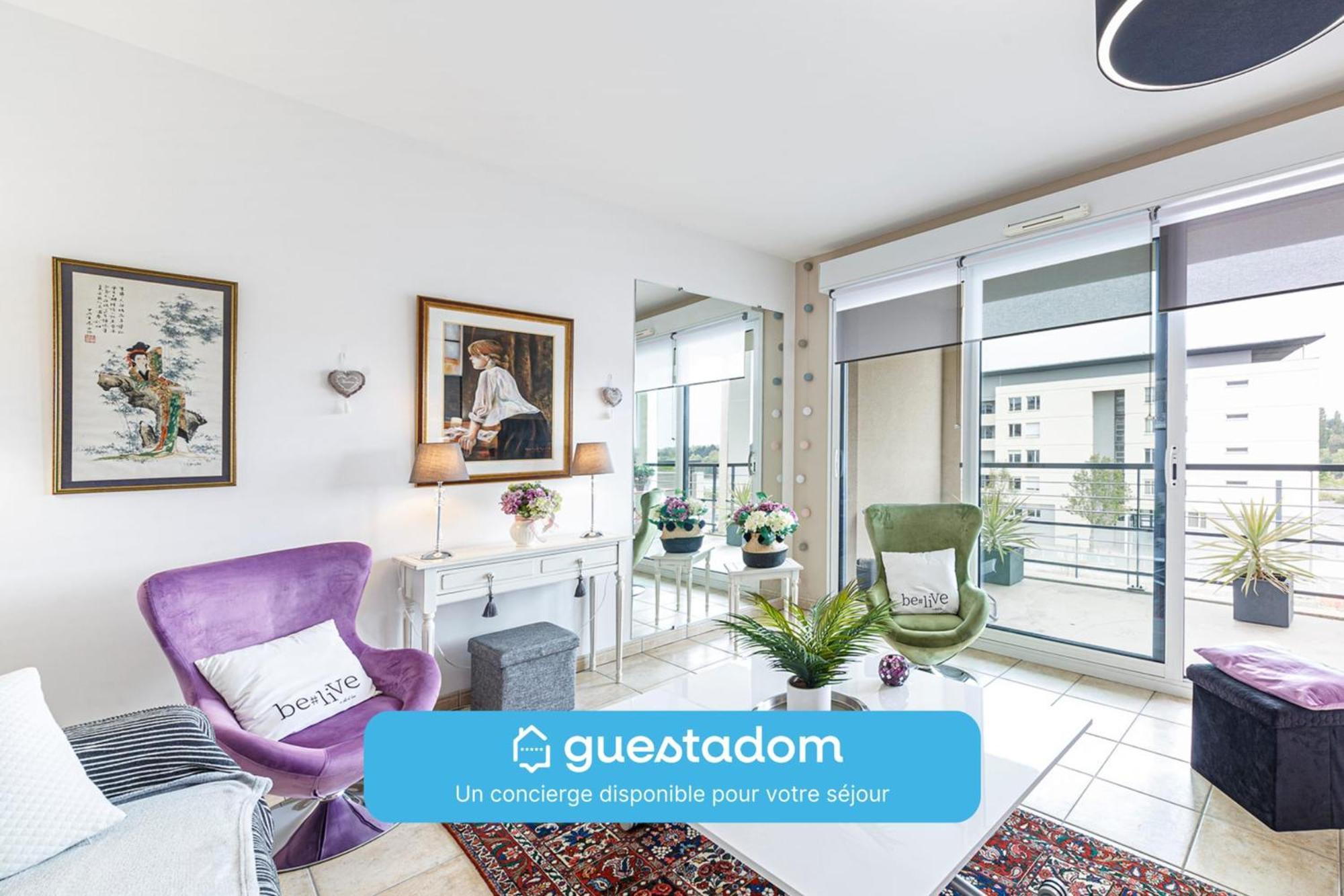 L'Aragon Wifi Balcon Vue La Maine Apartment Анже Екстериор снимка